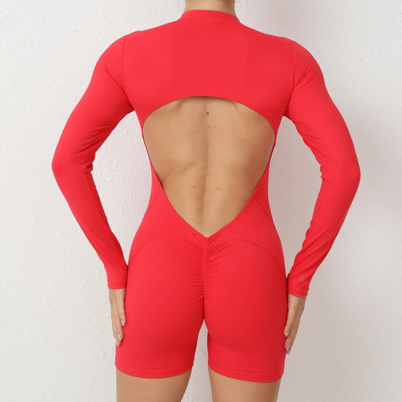 Seamless Zip Jumpsuit-31