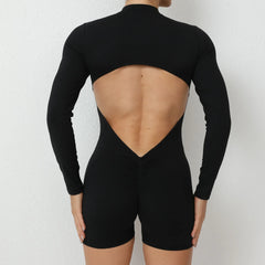 Seamless Zip Jumpsuit-20